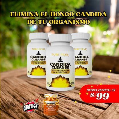 PROMO CÁNDIDA CLEANSE X3 Suplemento natural para una digestión saludable + regalo 🎁 gomitas funcionales