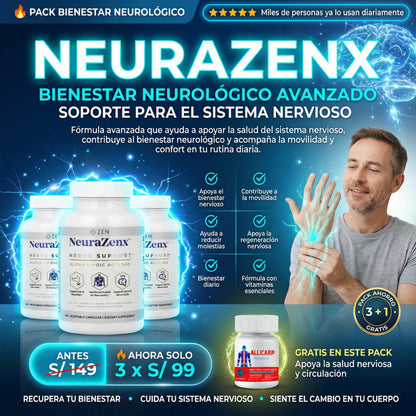 PROMO NeuraZenx X3 soporte nervioso + regalo 🎁 Allicarp