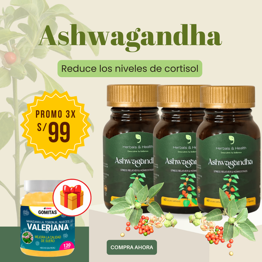Ashwagandha - Menos estrés y mejor sueño