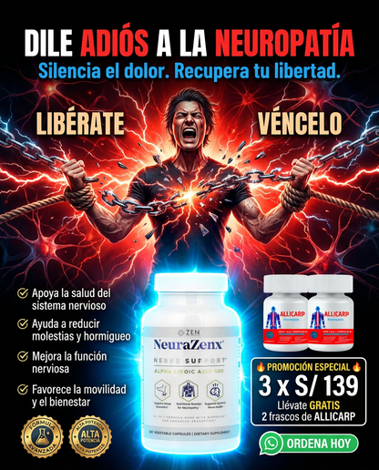 NeuraZenx soporte nervioso + regalo 🎁 Allicarp