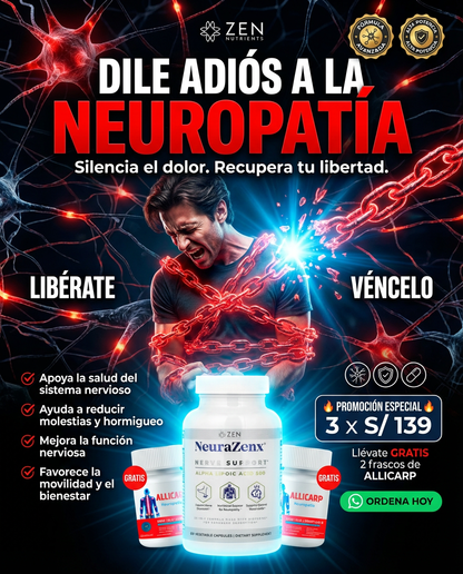 NeuraZenx soporte nervioso + regalo 🎁 Allicarp