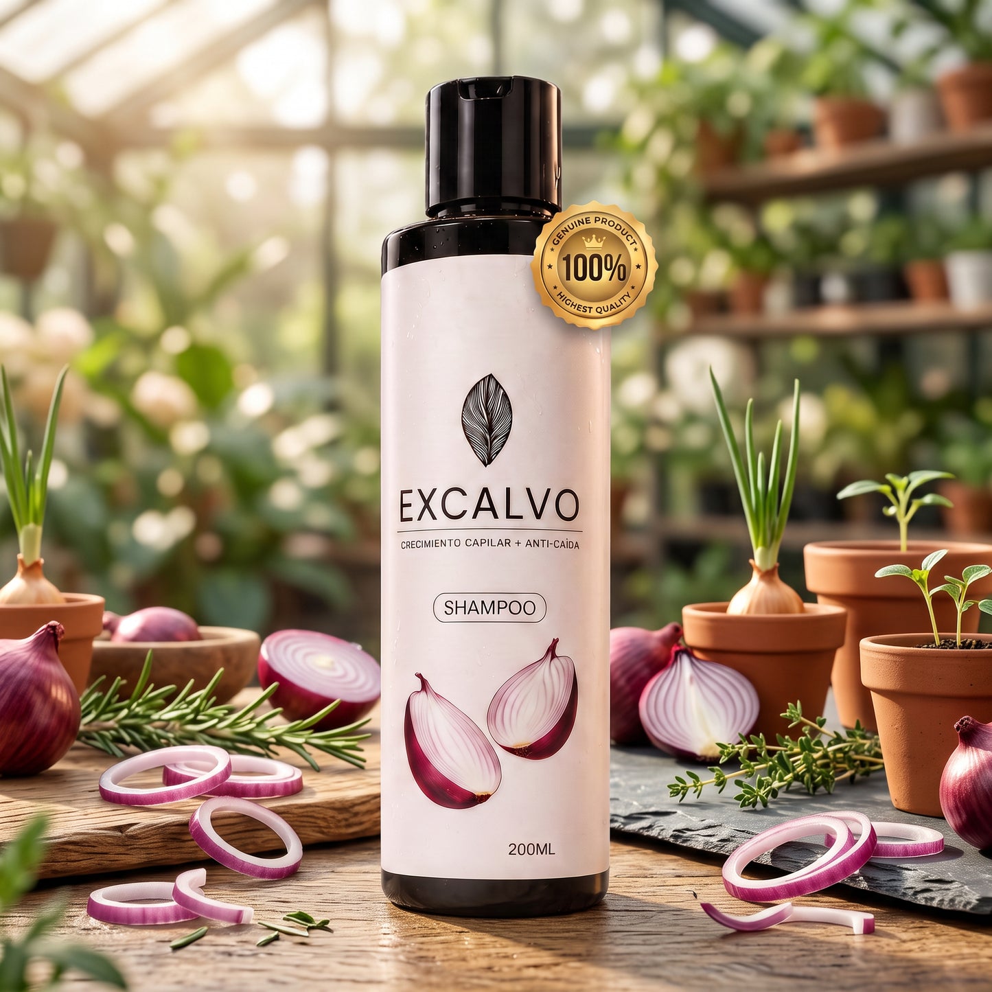 Excalvo - Shampoo de cebolla